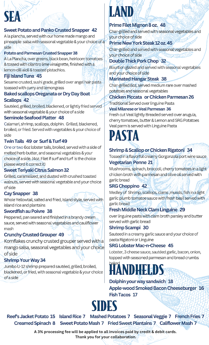 Menu Seminole Reef Grill-3